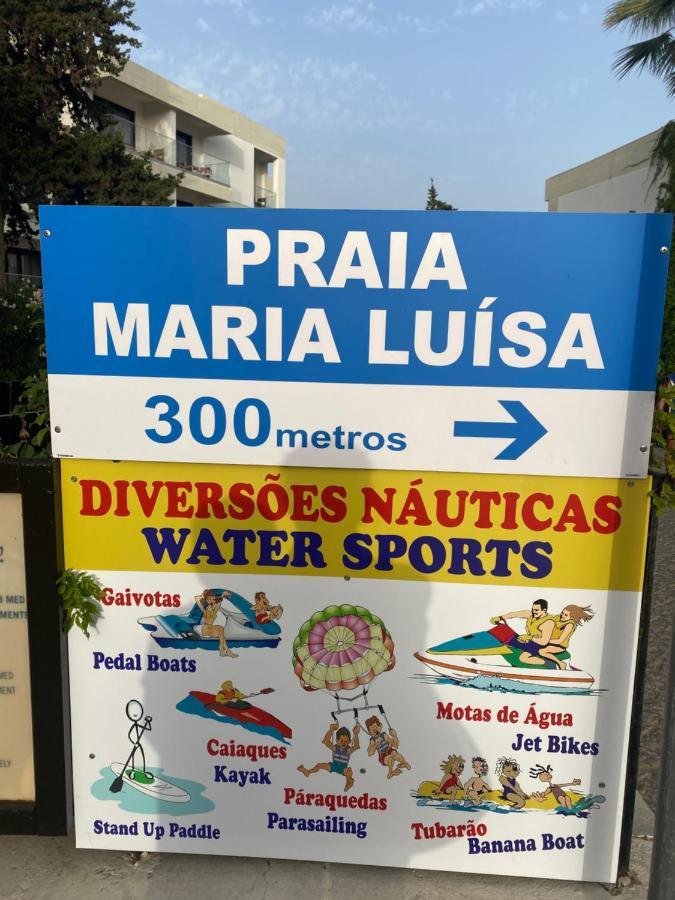 Charmant Appartement A 1Km De La Plage, Avec Piscine A 알부페이라 외부 사진