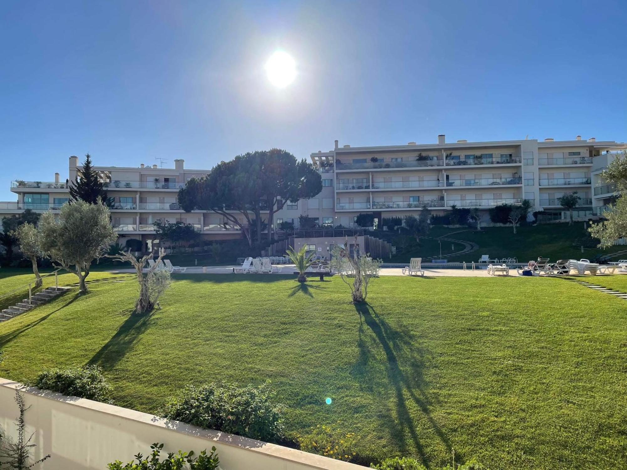 Charmant Appartement A 1Km De La Plage, Avec Piscine A 알부페이라 외부 사진